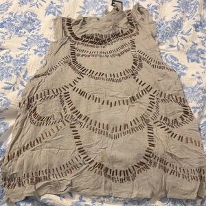 Free People Embellished Sleeveless Tope